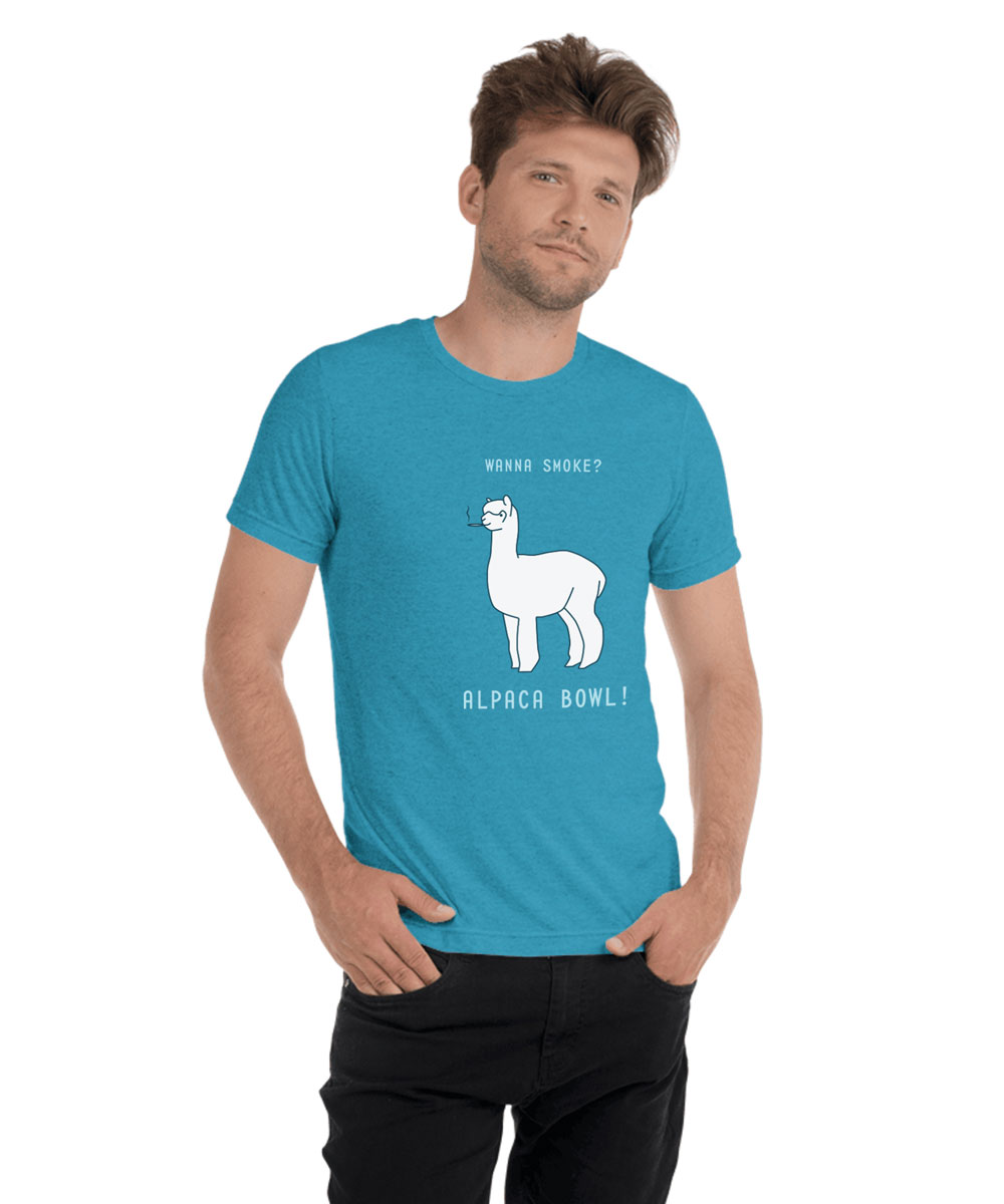 Alpaca Bowl cannabis t shirt design