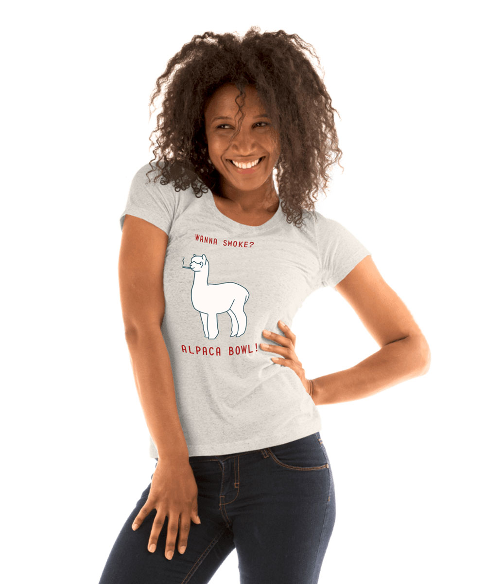 420 alpaca animal graphic tshirt