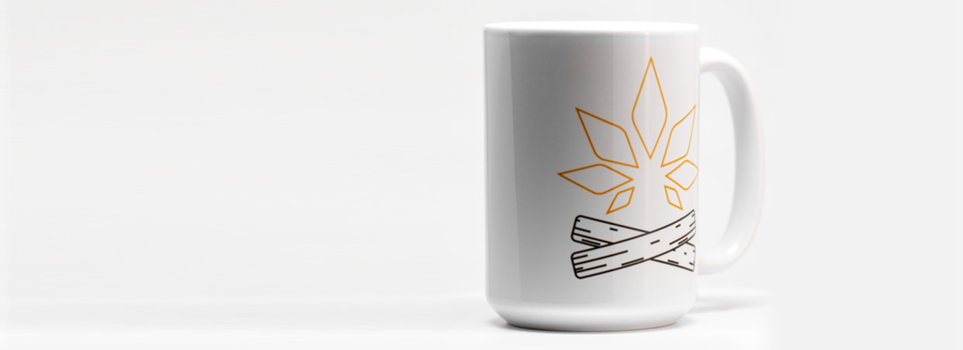 Straight Fire cannabis mug design promotion
