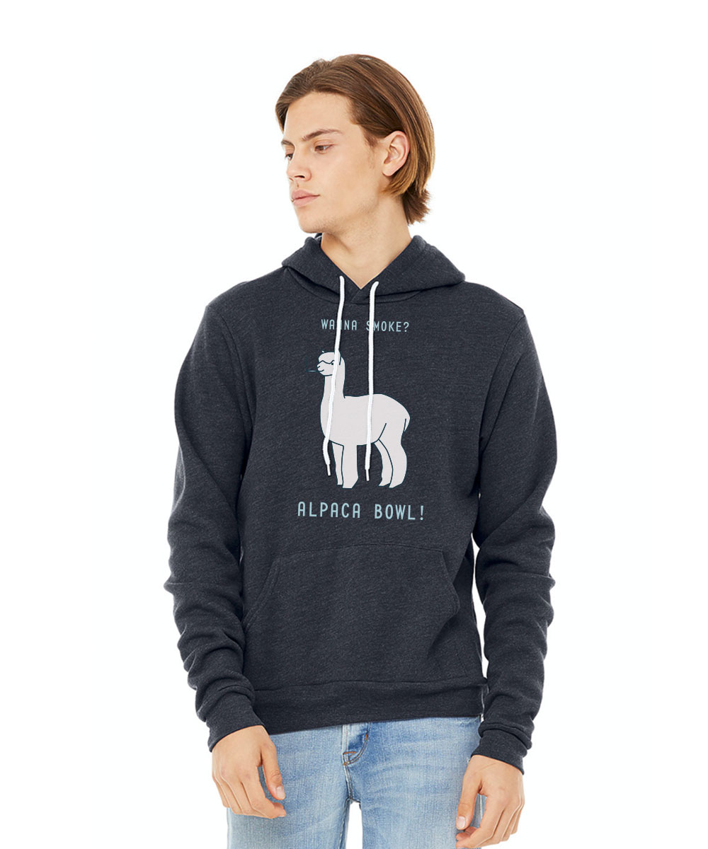 Alpaca Bowl cannabis graphic sweatshirt