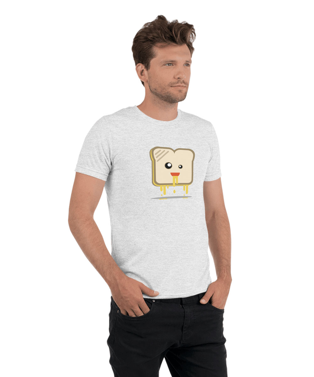 zombie grilled cheese graphic t-shirt