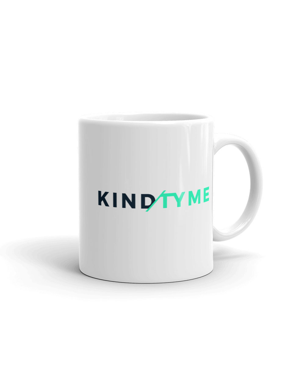 KindTyme coffee mug logo